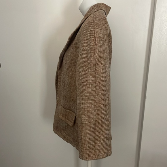 🧥Talbots Size 12 Petite Women’s Tweed Blazer - Picture 4 of 12